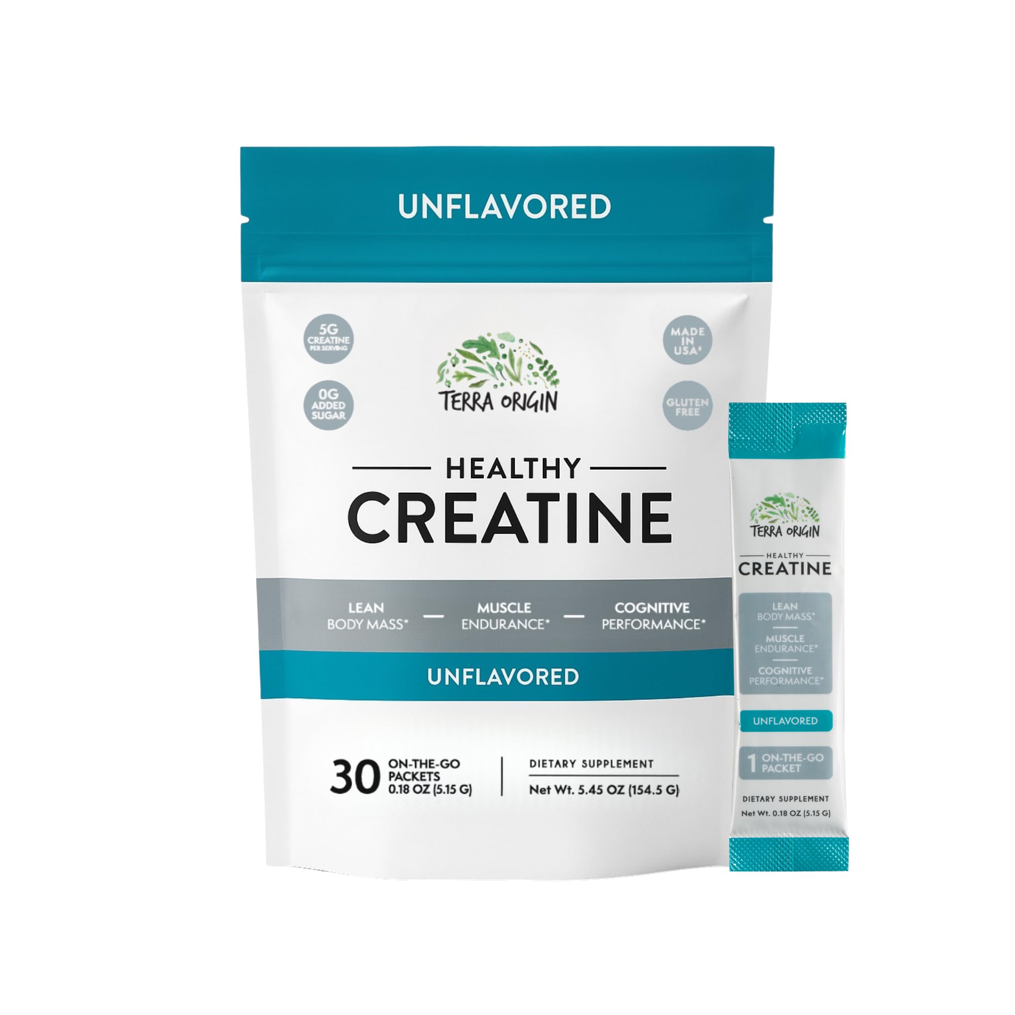 Terra Origin Creatina en polvo para entrenamiento diario y energía sostenida