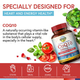 Terranics CoQ10 apoya la salud cardíaca y la energía.