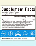 Terranics magnesio 500 mg, alta absorción para energía diaria