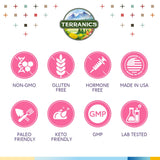 Terranics Daily Probiotics para Mujeres: calidad y seguridad fabricadas en EE.UU.