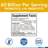 Terranics Probiotics cápsulas de 60 mil millones para soporte intestinal