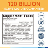 Terranics Probiotics etiqueta frontal muestra datos de producto confiables.