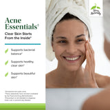 Composición clave de Terry Naturally Acne Essentials con vitaminas y zinc
