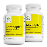 Terry Naturally Adrenaplex: cápsulas en bote para apoyo adrenal y energía diaria.