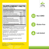 Adrenaplex de Terry Naturally: etiqueta frontal identifica la formula para soporte adrenal