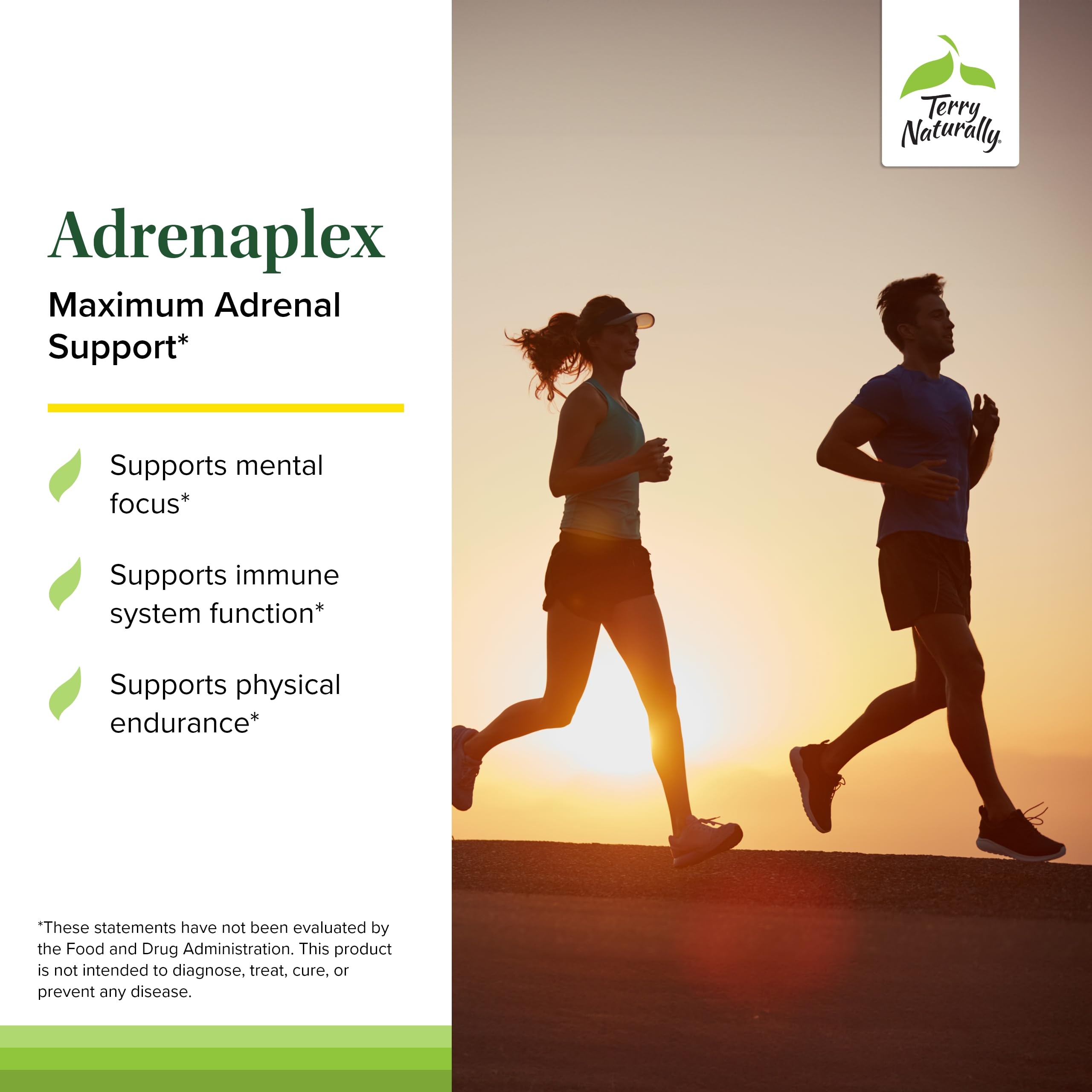 Etiqueta de Adrenaplex con información clara sobre uso diario.