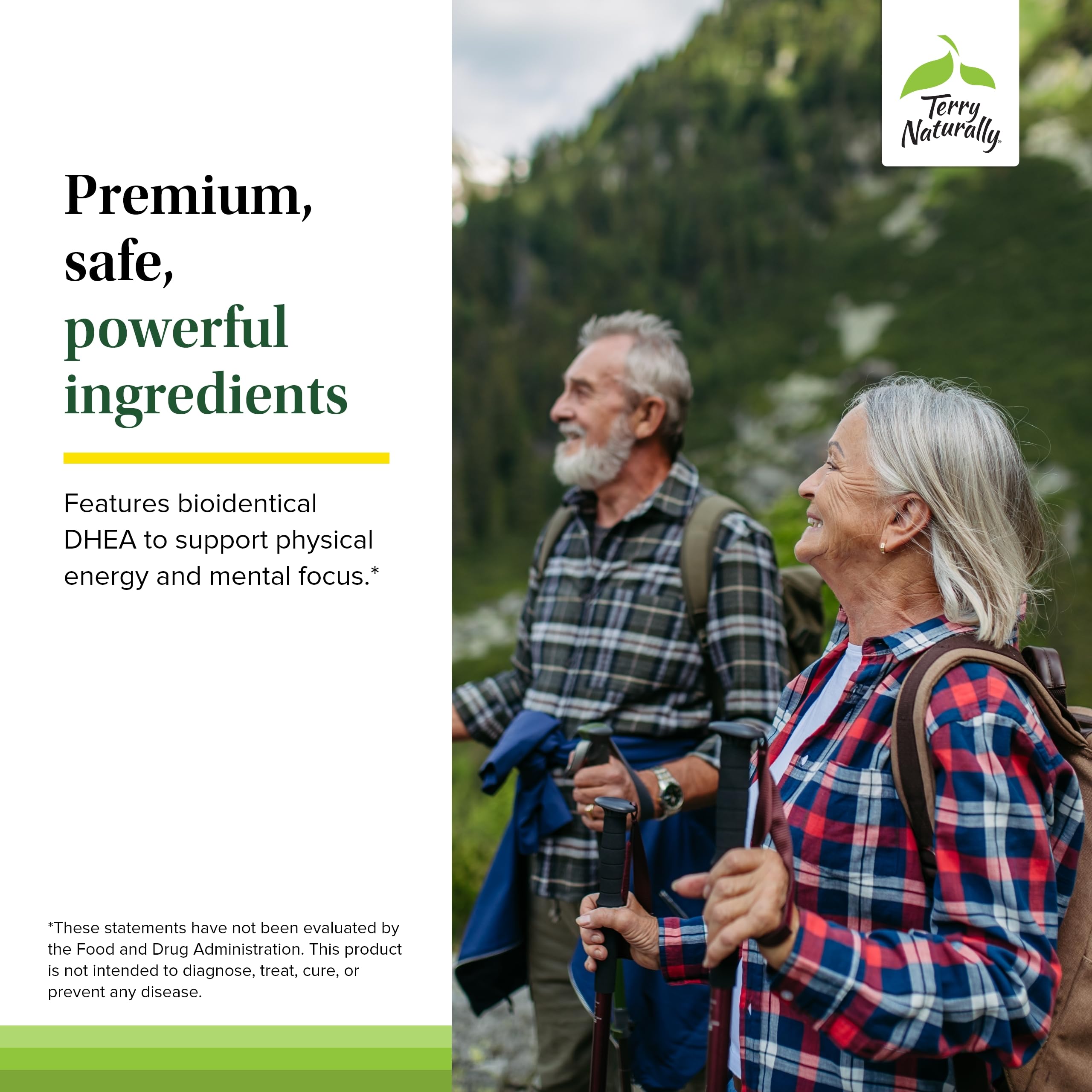 Ingredientes clave: DHEA, L-tirosina, vitamina C y ácido pantoténico.