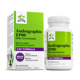 Terry Naturally Andrographis EP80, botella de cápsulas veganas para apoyo inmunitario