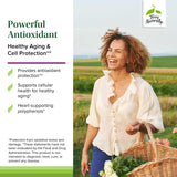 Terry Naturally Aronia Berry 300: primer plano de cápsulas antioxidantes.