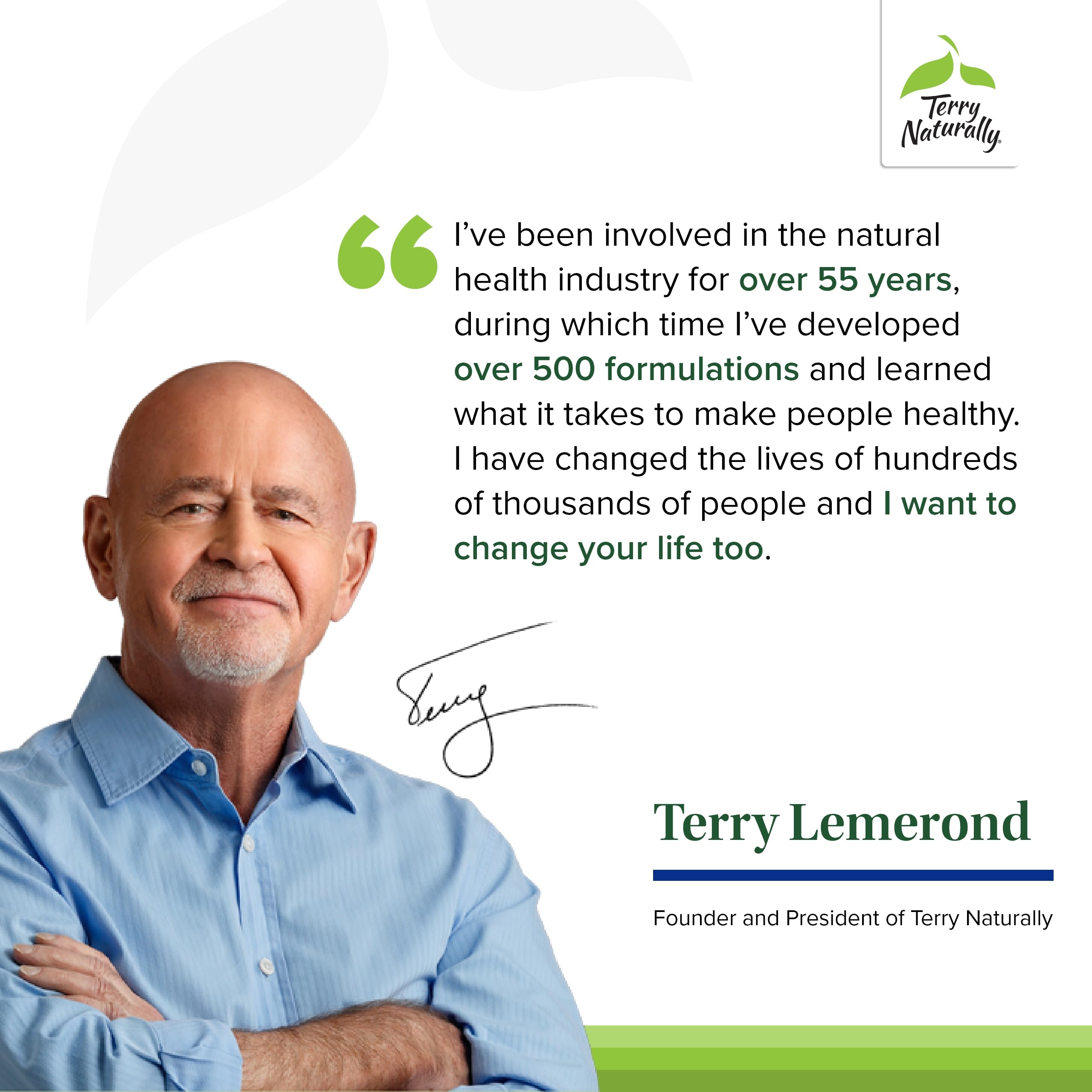 Terry Naturally AnxioCalm, etiqueta clara, navegación rápida para adultos y niños con apoyo relajante.