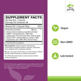 Etiqueta de Terry Naturally Aronia Berry Complex con información de ingredientes clave.