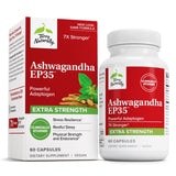 Terry Naturally Ashwagandha EP35, botella de cápsulas, soporte para estrés y sueño