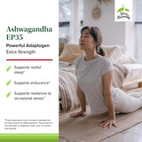 Terry Naturally Ashwagandha EP35 - etiqueta del envase muestra pureza y calidad