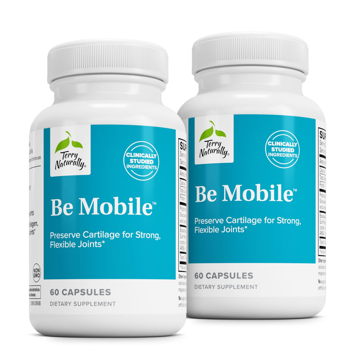 Terry Naturally Be Mobile, botella inclinada, promueve movilidad y confort articular