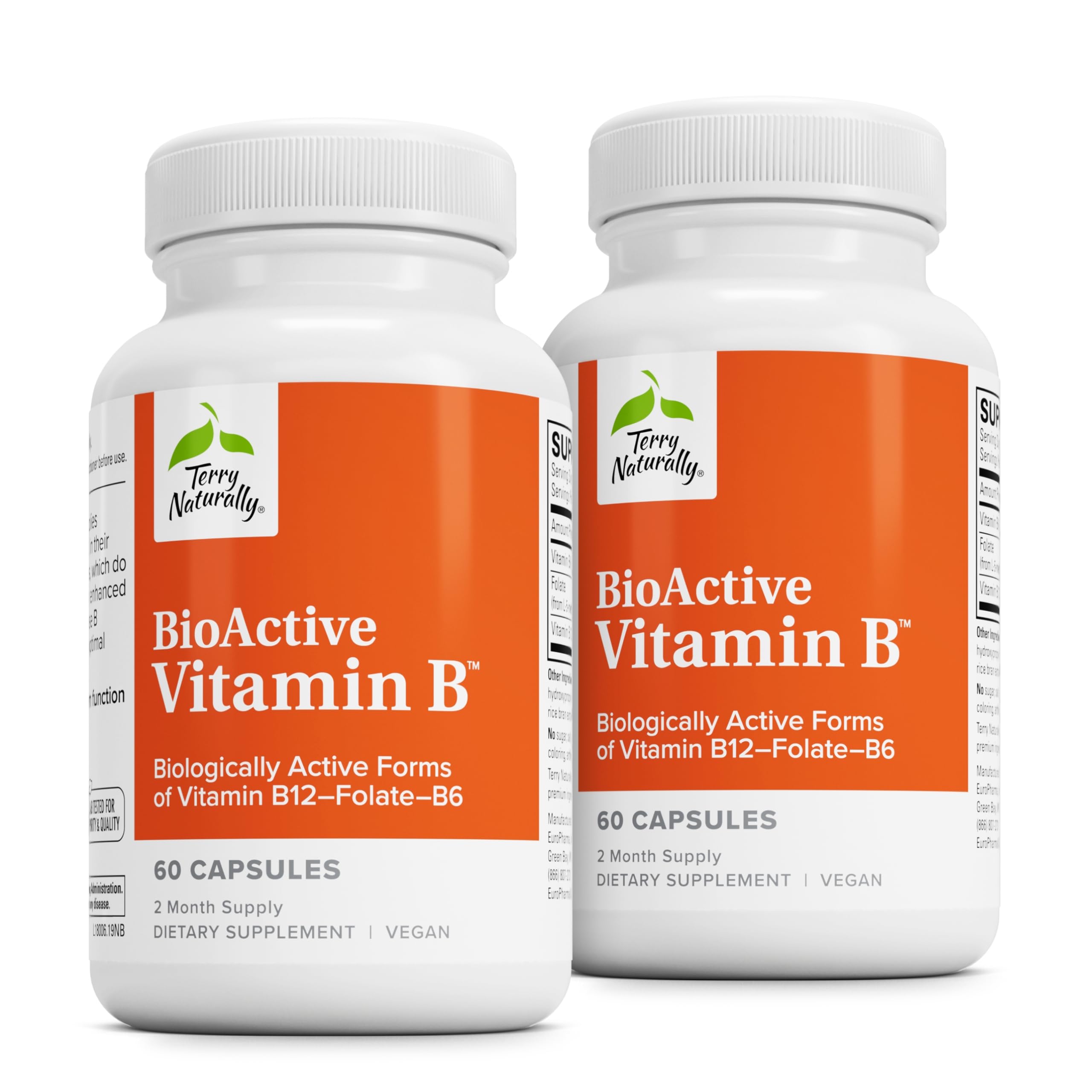 Terry Naturally BioActive Vitamin B: cápsulas para uso diario