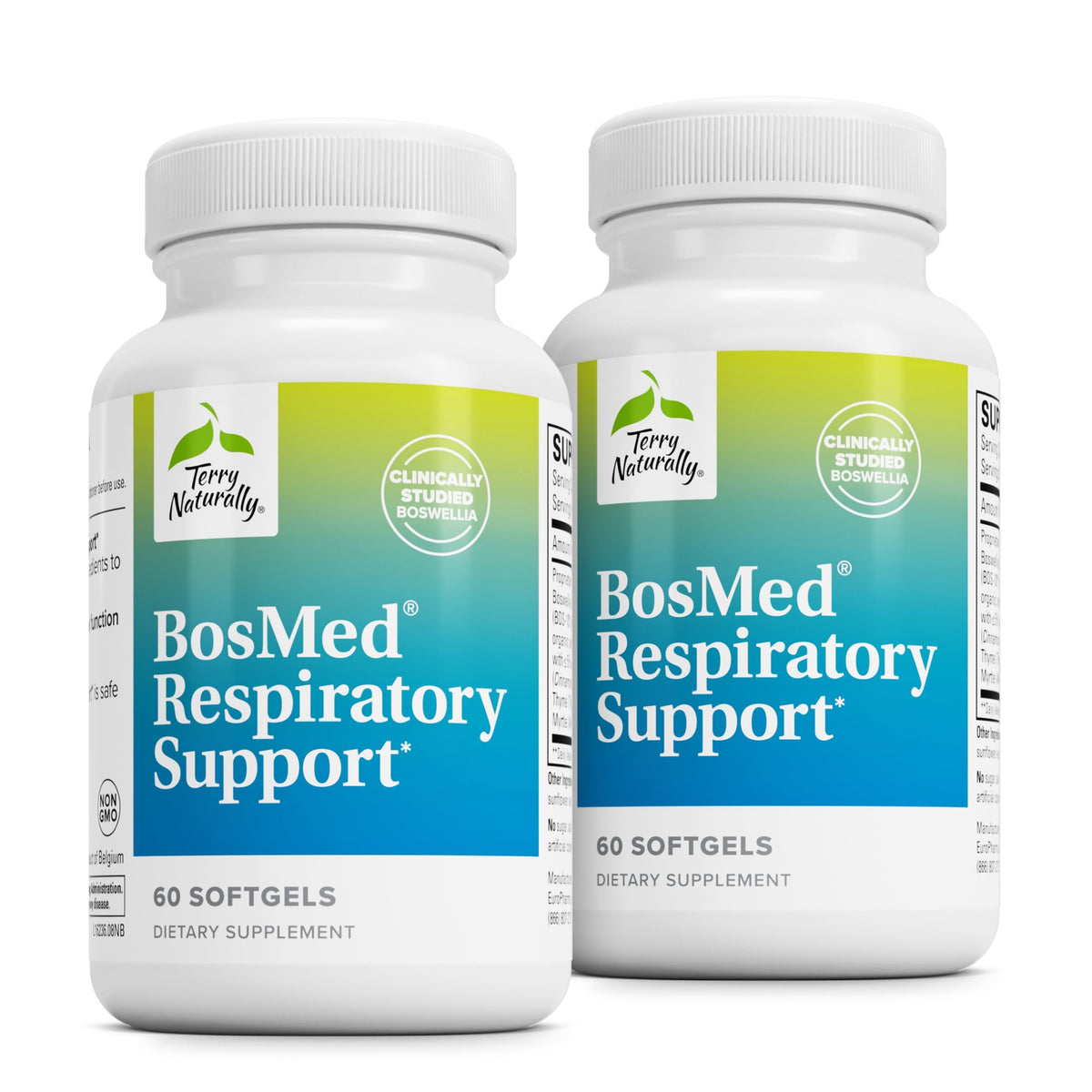 Terry Naturally BosMed: botella de apoyo respiratorio para uso diario.