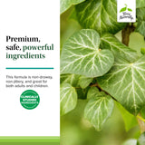 Terry Naturally Bronquial Clear: ingrediente hiedra para vías respiratorias saludables.