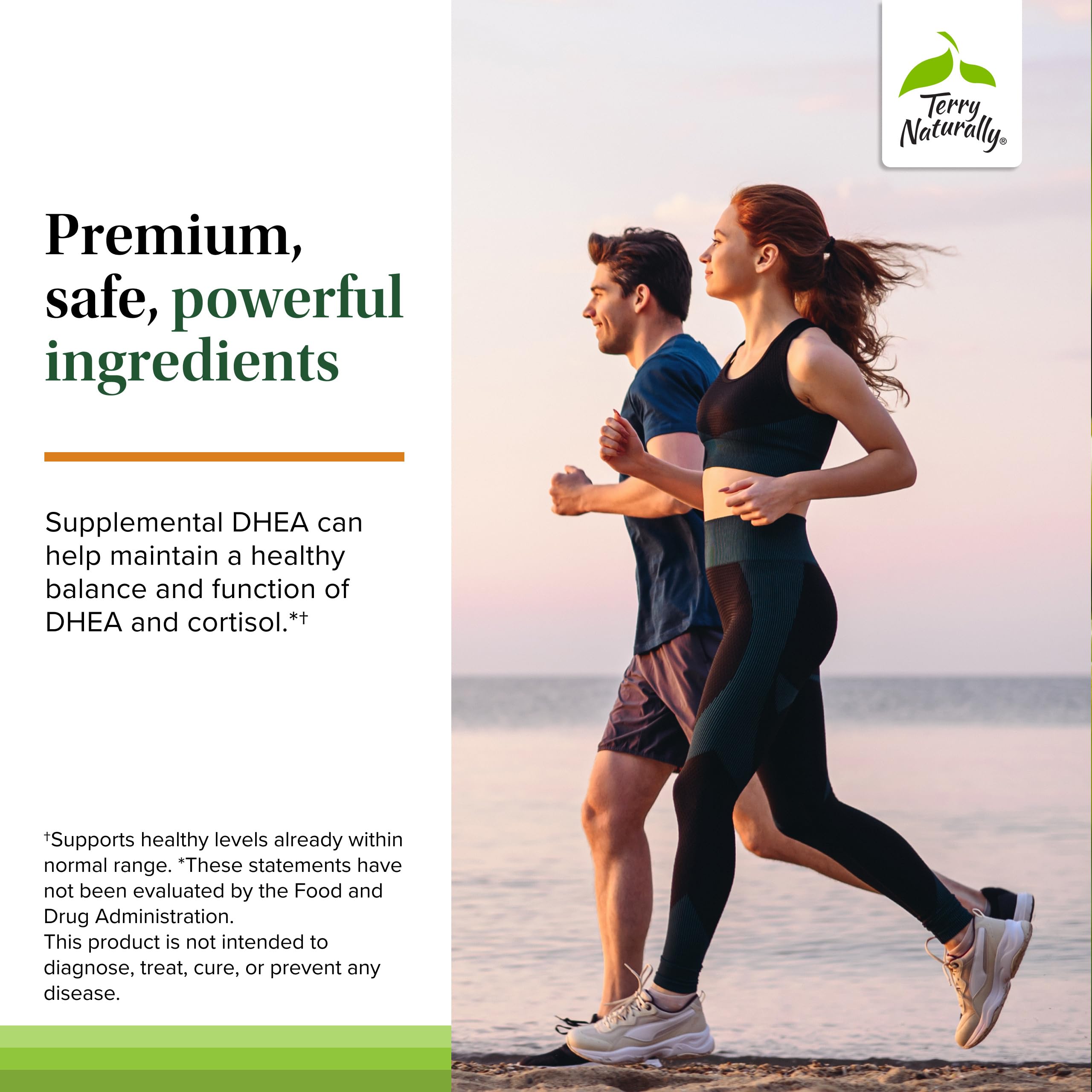Terry Naturally Cortisol Rescue, cápsulas veganas con vitaminas B y C visibles