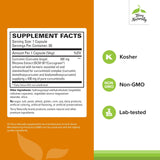 Terry Naturally CuraMed 500 mg: cápsulas apiladas para uso diario.