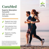 Detalle de curcumina con aceite de curcuma para mejor absorción.