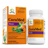Terry Naturally Curamed Brain, bote de softgels para mayor claridad diaria.