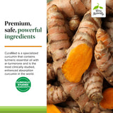 CuraMed es vegano y libre de alergenos.