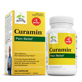 Terry Naturally Curamin botella de cápsulas para apoyo muscular diario.