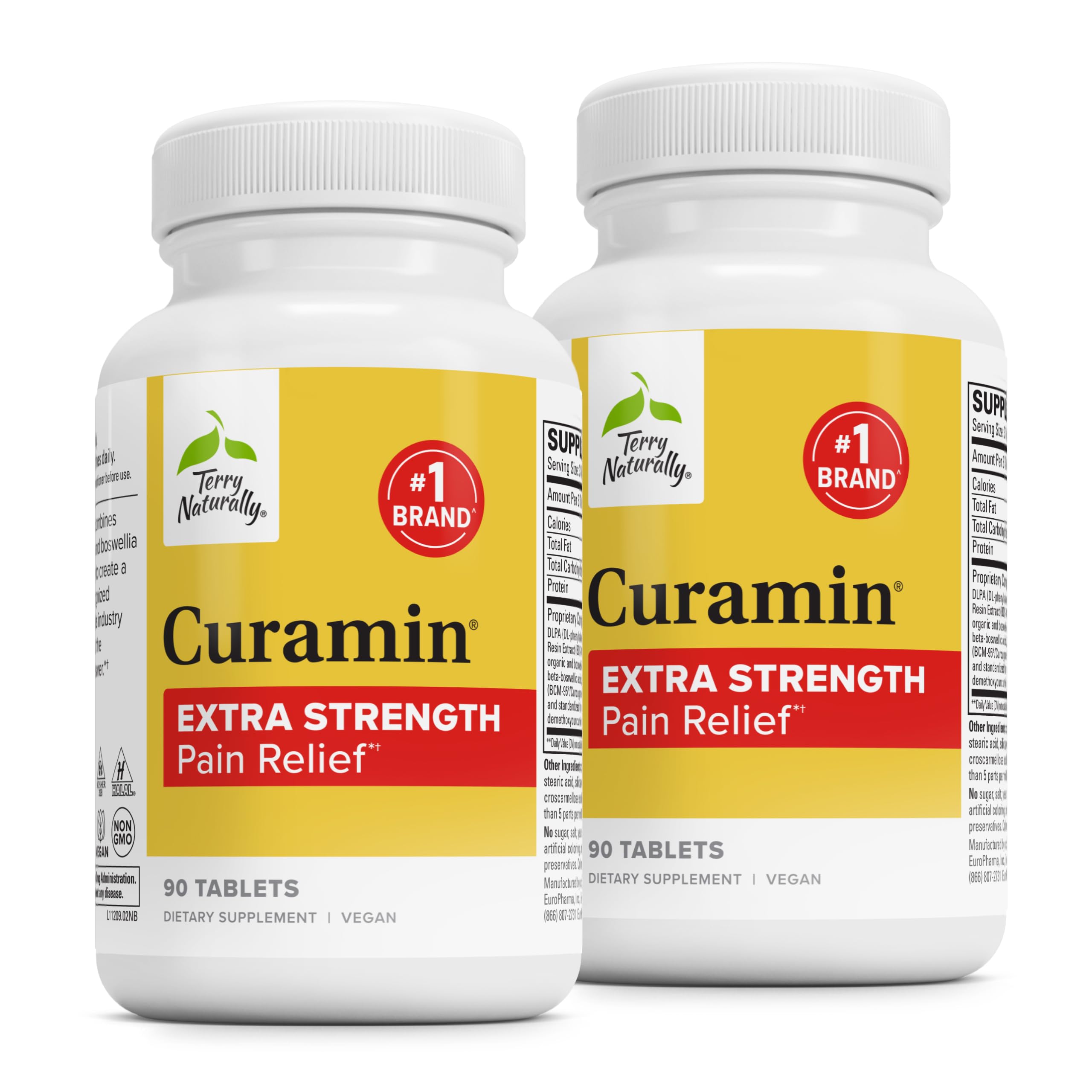 Terry Naturally Curamin Extra Strength: botella con cápsulas para movilidad diaria