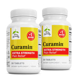 Terry Naturally Curamin Extra Strength: botella destacando la fórmula para circulación saludable