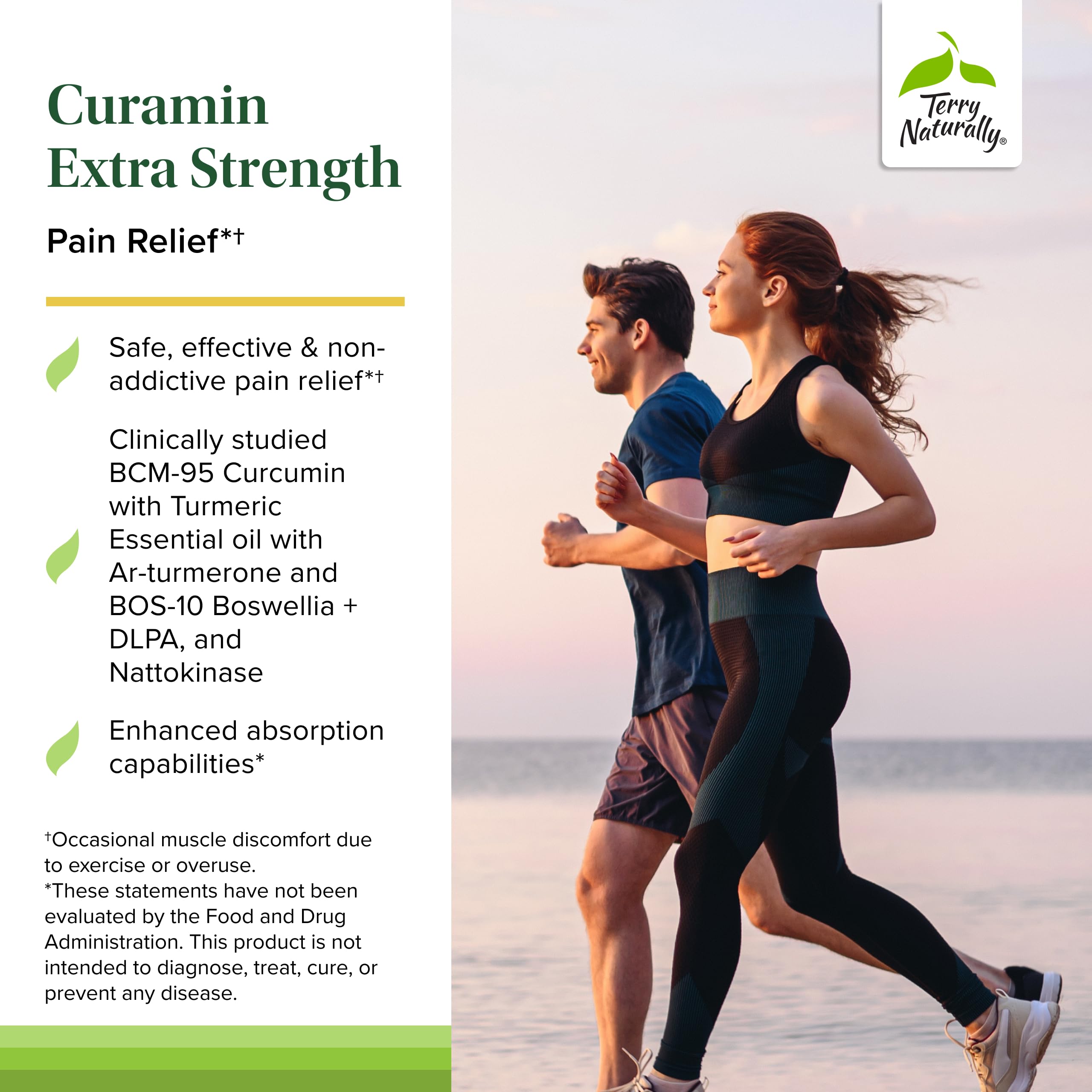 Terry Naturally Curamin Extra Strength: cápsulas visibles para uso diario