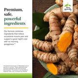 Empaque plano de Curamin Nighttime con información de ingredientes