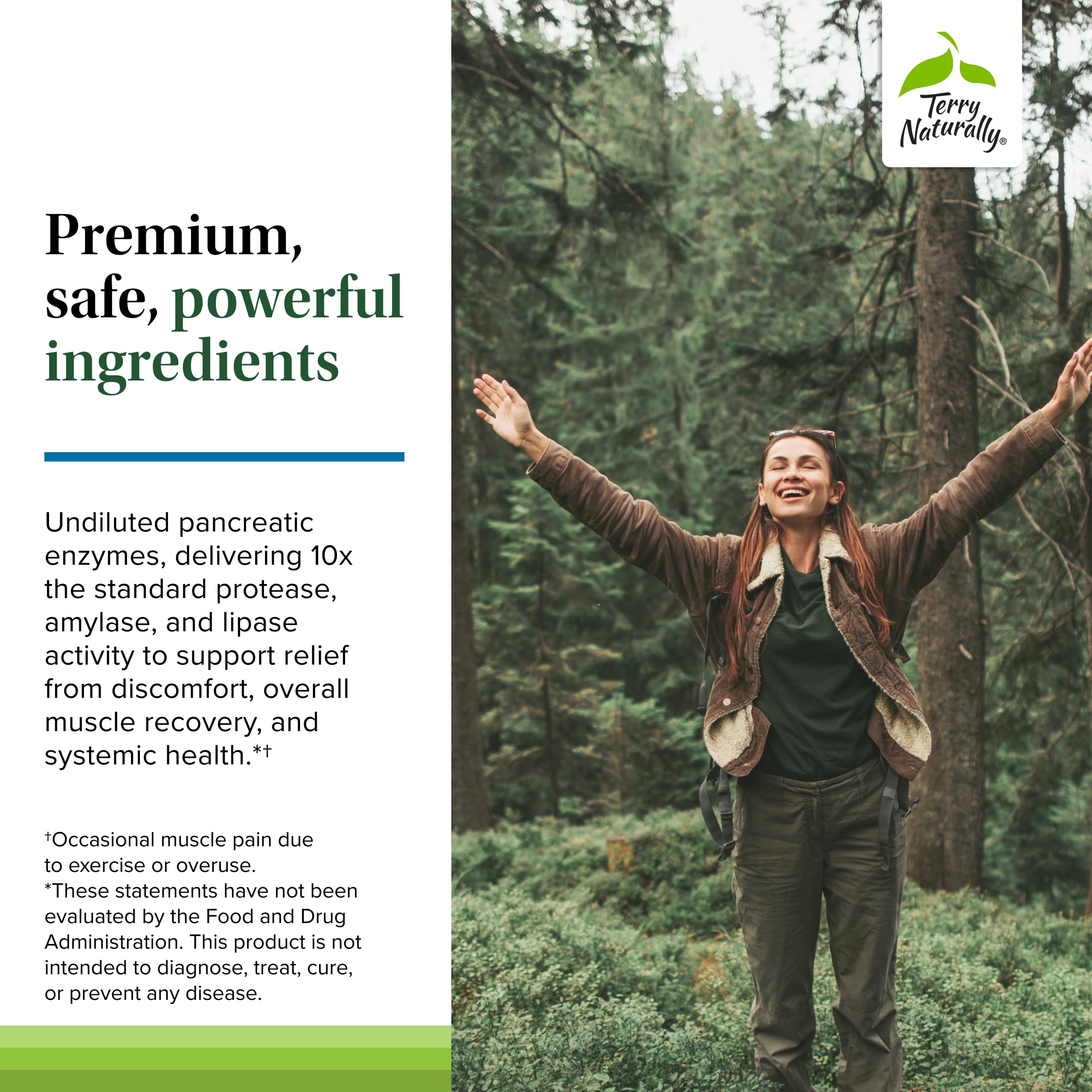 Terry Naturally Enzimas Digestivas: bromelina para digestión de proteínas