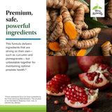 Terry Naturally etiqueta con ingredientes clave para próstata saludable
