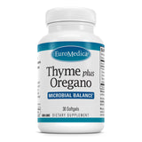 Terry Naturally EuroMedica Thyme Plus Oregano, botella de cápsulas para apoyo inmunológico diario