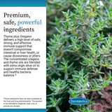 Envase Thyme Plus Oregano sin gluten y sin lácteos para tranquilidad