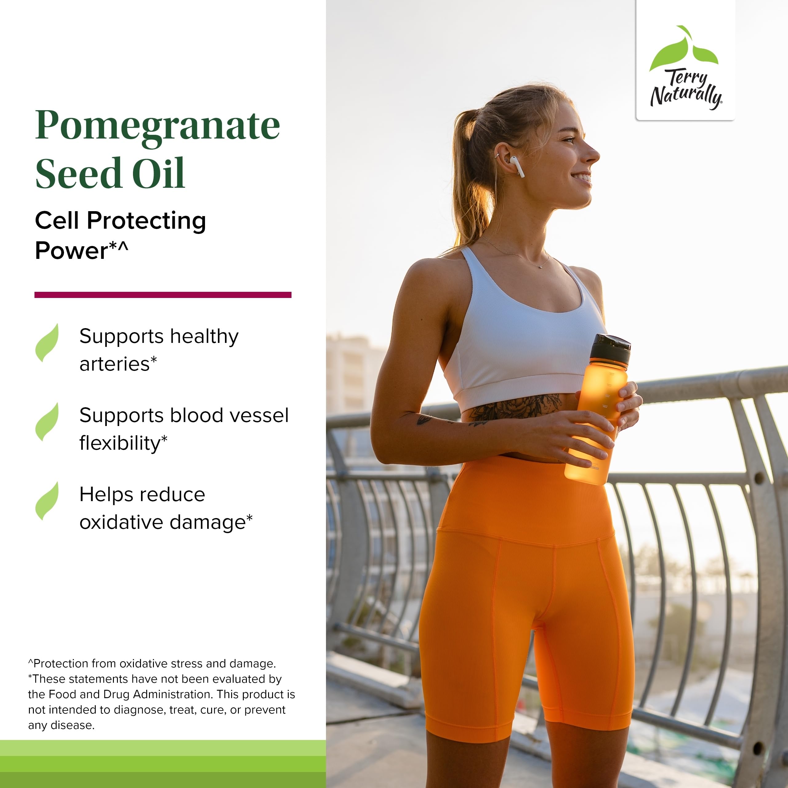 Terry Naturally; extracto de granada y fruto, antioxidantes naturales