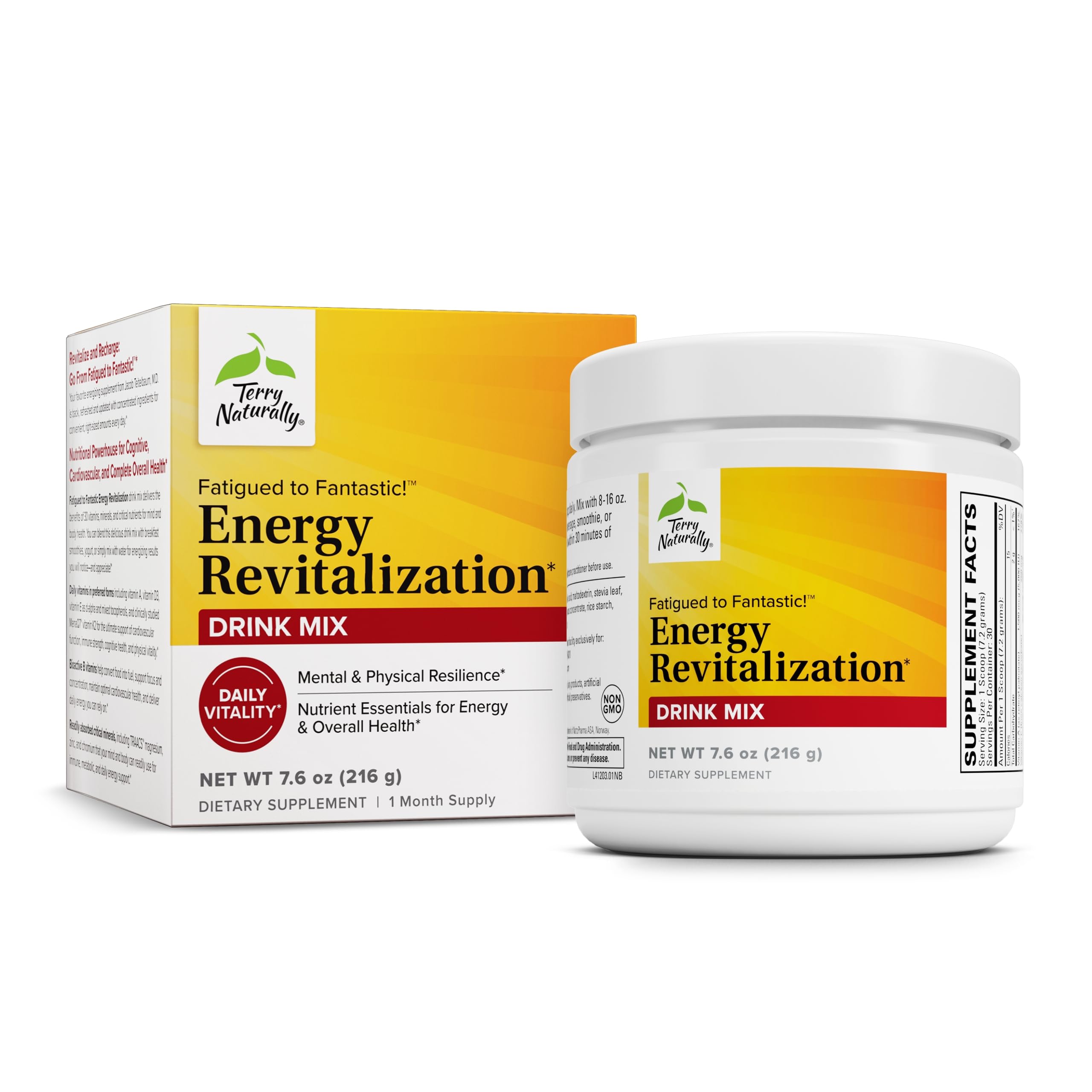 Terry Naturally Fatigued to Fantastic: bote de energía para recargar la mañana