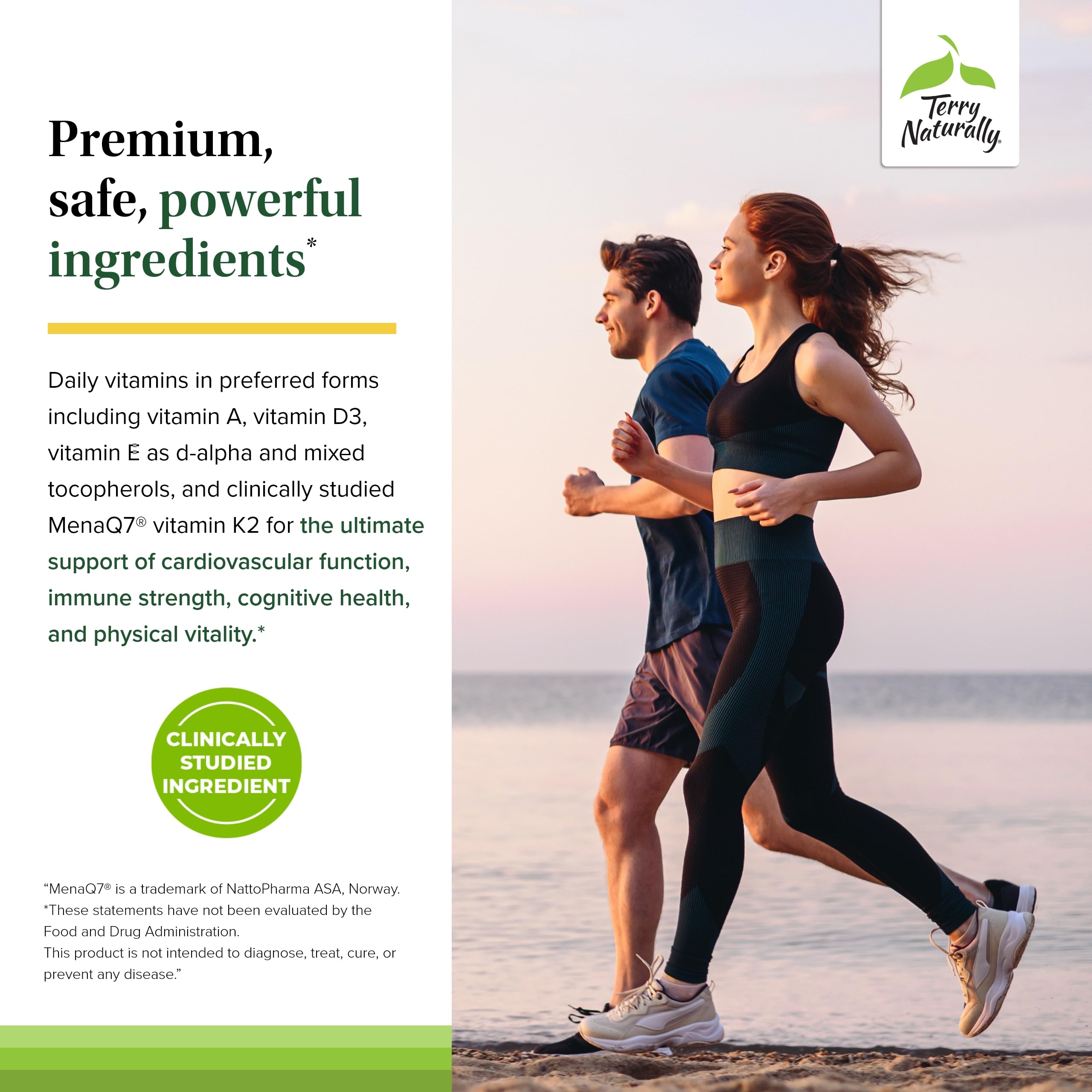 Terry Naturally Fatigued to Fantastic: etiqueta con ingredientes clave y beneficios