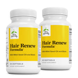 Terry Naturally Hair Renew Formula botella con cápsulas suaves para nutrición capilar