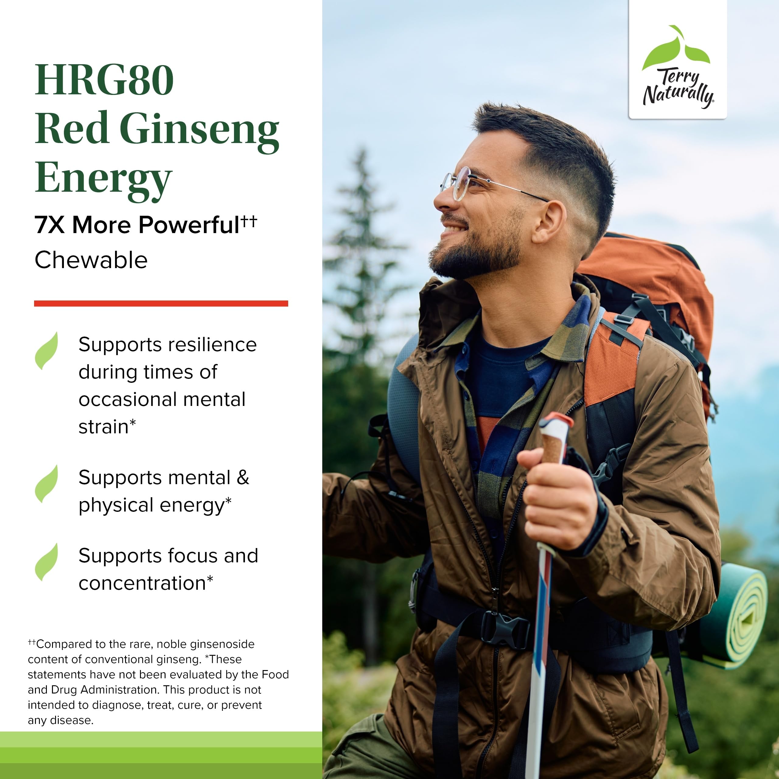 Terry Naturally HRG80 comprimidos masticables veganos: conveniencia diaria