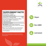 Terry Naturally HRG80 ginseng rojo coreano cápsula para mayor concentración