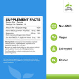 Terry Naturally Magnesio Bioactivo Complejo, cápsulas veganas en primer plano.