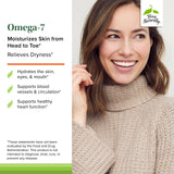 Aceite de espino amarillo de Terry Naturally Omega-7 para elasticidad de la piel.