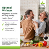 Extracto de manzana de Terry Naturally Optimal Wellness para salud cardíaca.