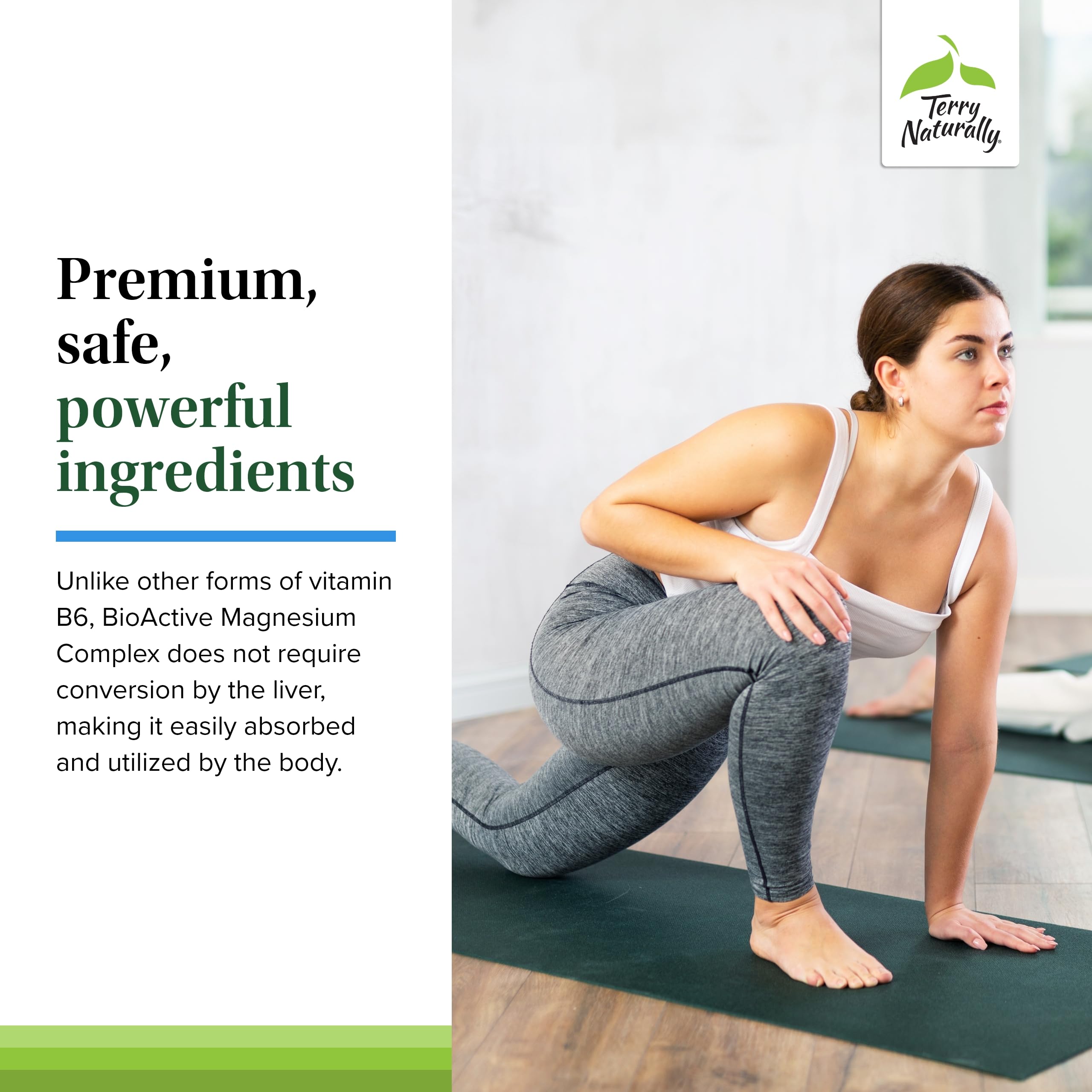 Terry Naturally P-5-P/MAG: libre de alérgenos y apto para dietas.