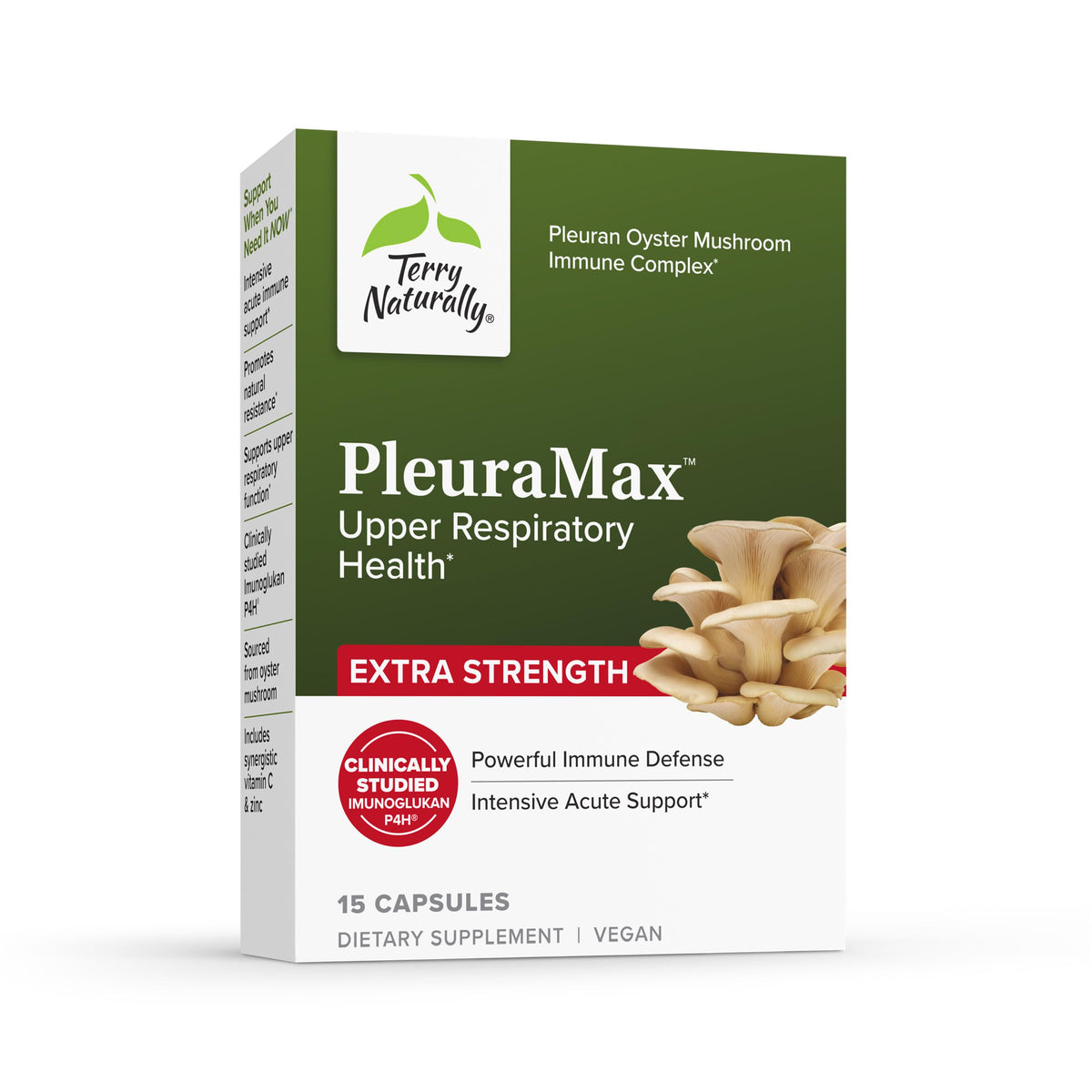 PleuraMax de Terry Naturally: cápsulas que apoyan la salud inmunitaria diaria