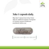 Bote compacto de Terry Naturally Red Sage Plus para almacenamiento cómodo.