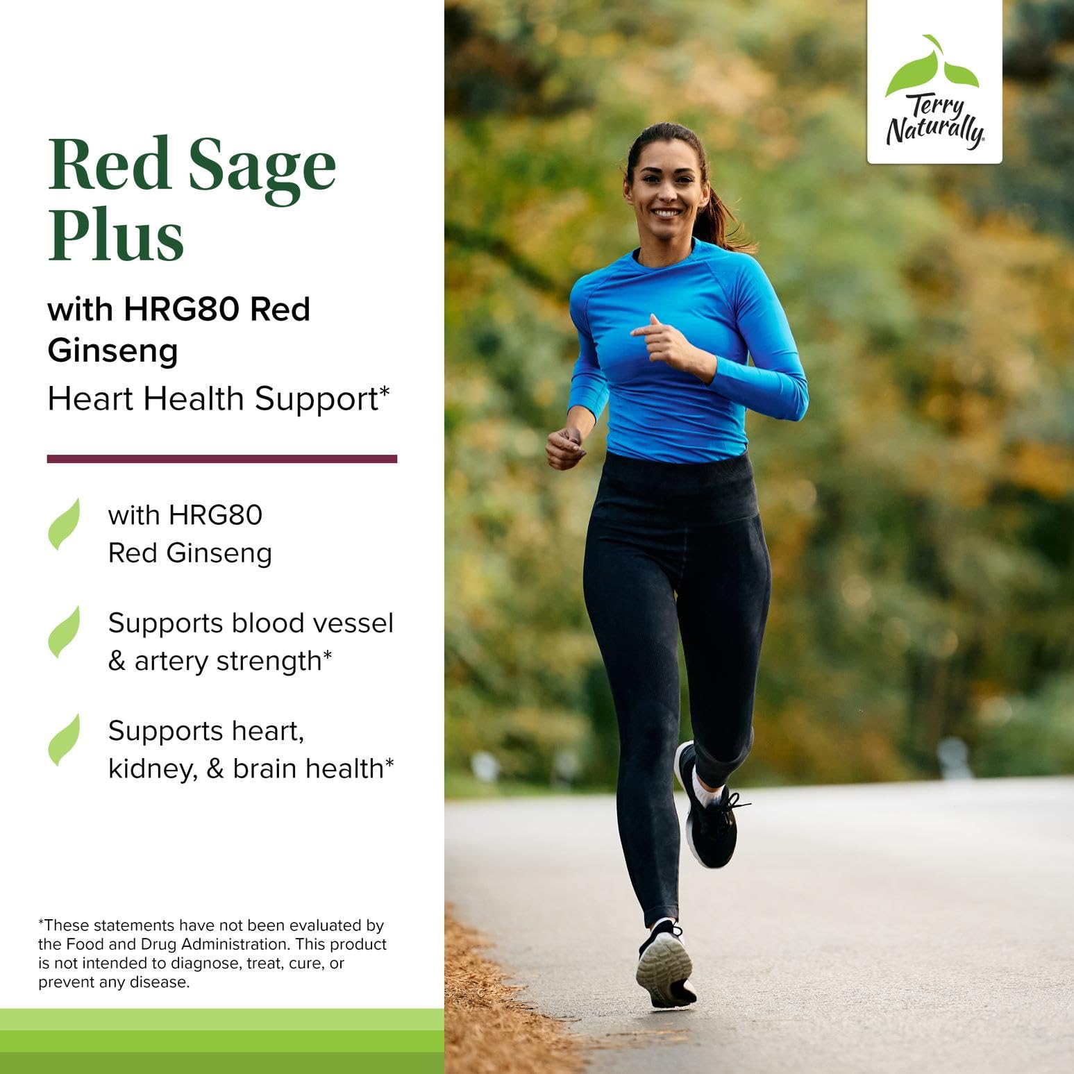 Cápsula diaria de Red Sage Plus, fácil de tragar para uso diario.