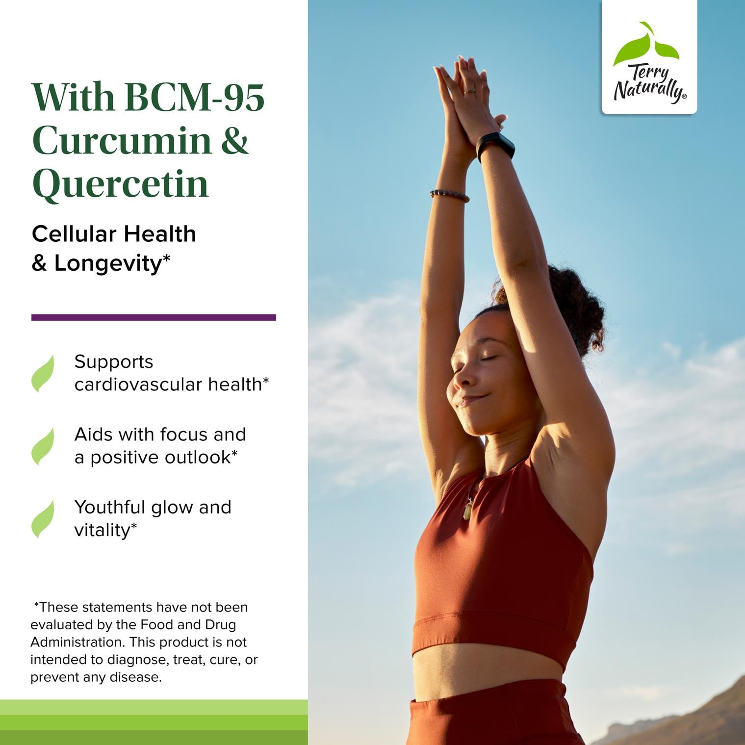 Terry Naturally Resveratrol Complex, cápsulas con cúrcuma, apoyo a la actividad física.