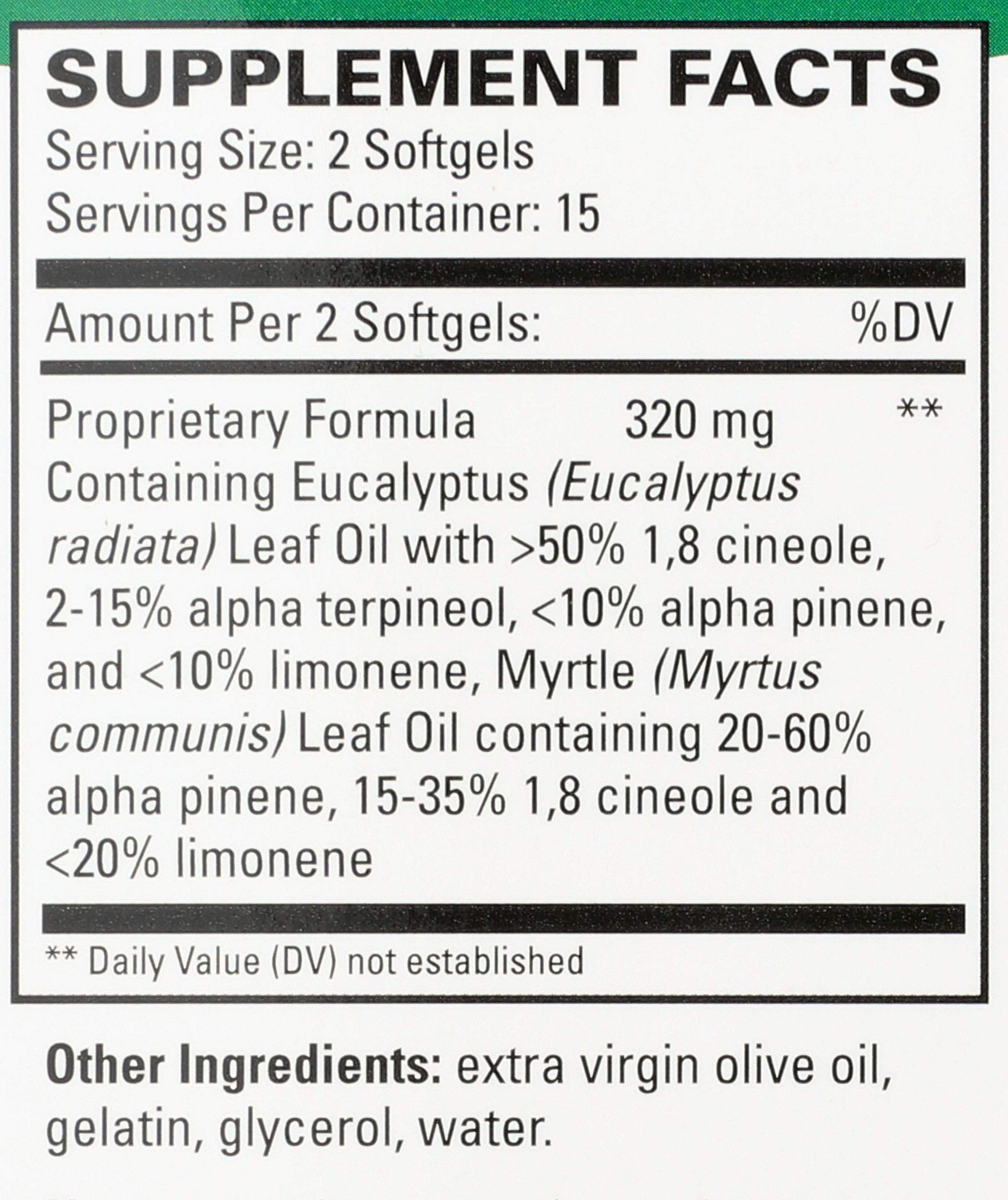 Aroma de eucalipto en SinuCare para una experiencia respiratoria agradable.